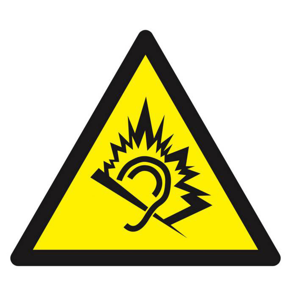 Panneau rigide DANGER DU AU BRUIT 100X100X100MM TALIAPLAST - 629917