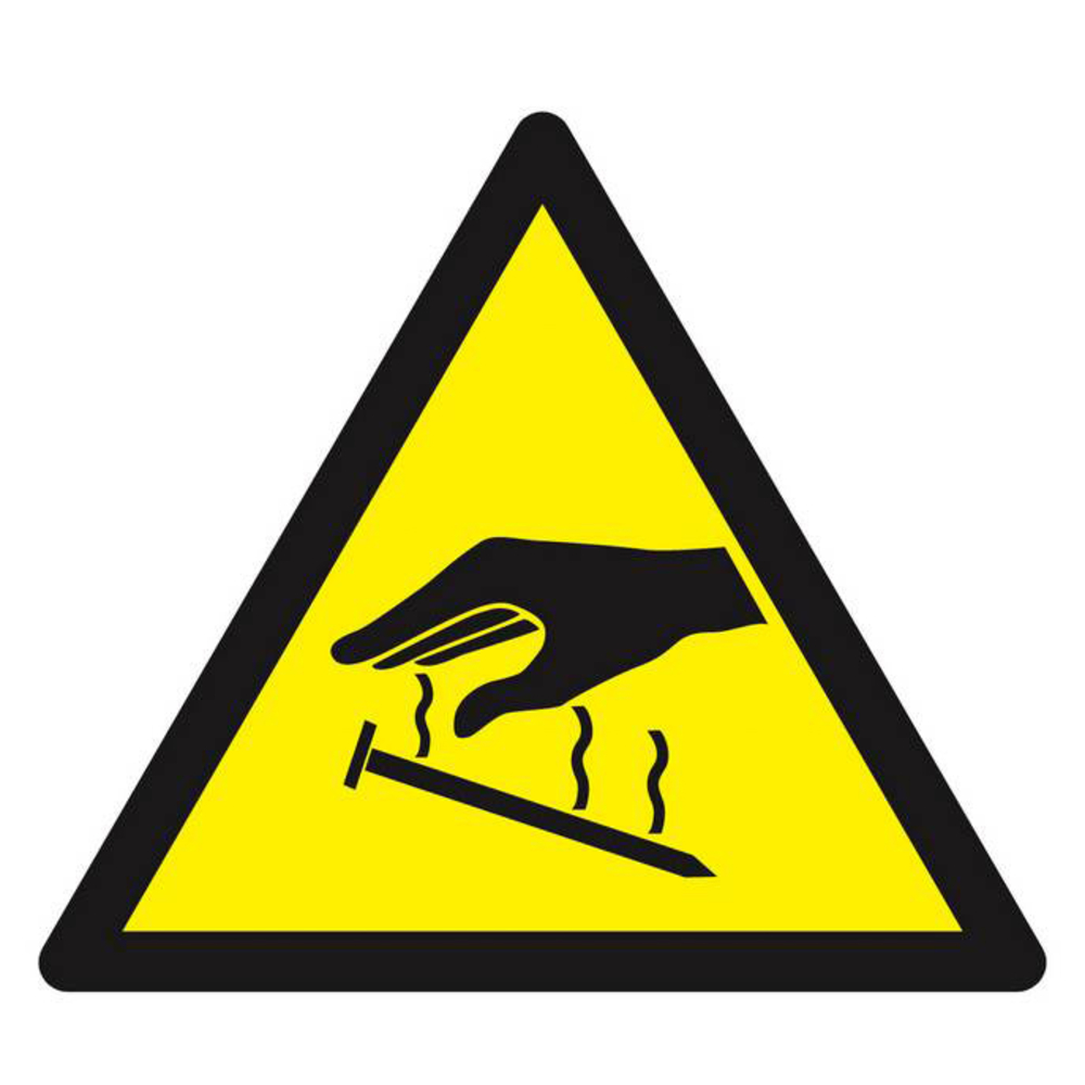 Panneau rigide DANGER ELECTRICITE STATIQUE 100X100X100MM TALIAPLAST - 629926