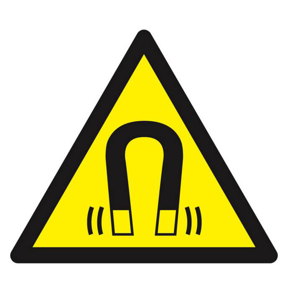 Panneau rigide DANGER, CHAMP MAGNETIQUE 100X100X100MM TALIAPLAST - 629927