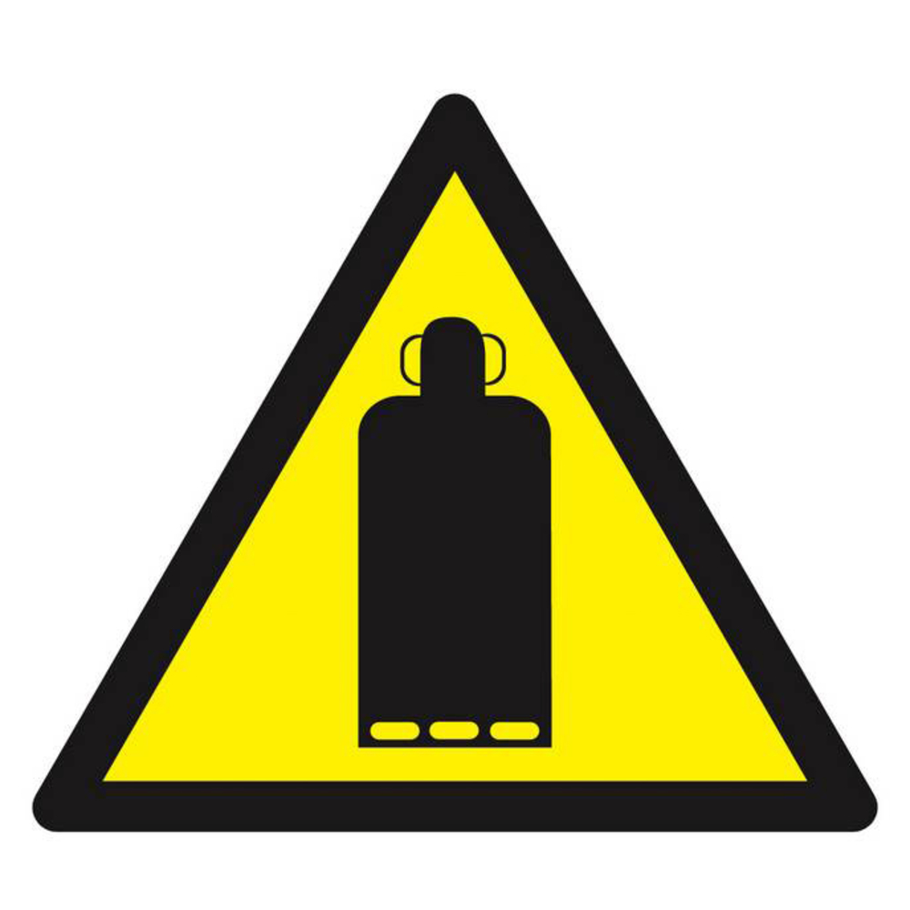 Panneau rigide DANGER BOUTEILLE DE GAZ 100X100X100MM TALIAPLAST - 629928