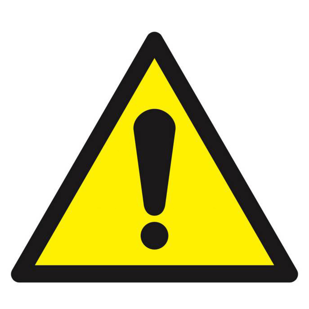 Panneau rigide DANGER, SIGNAL GENERAL 100X100X100MM TALIAPLAST - 629931