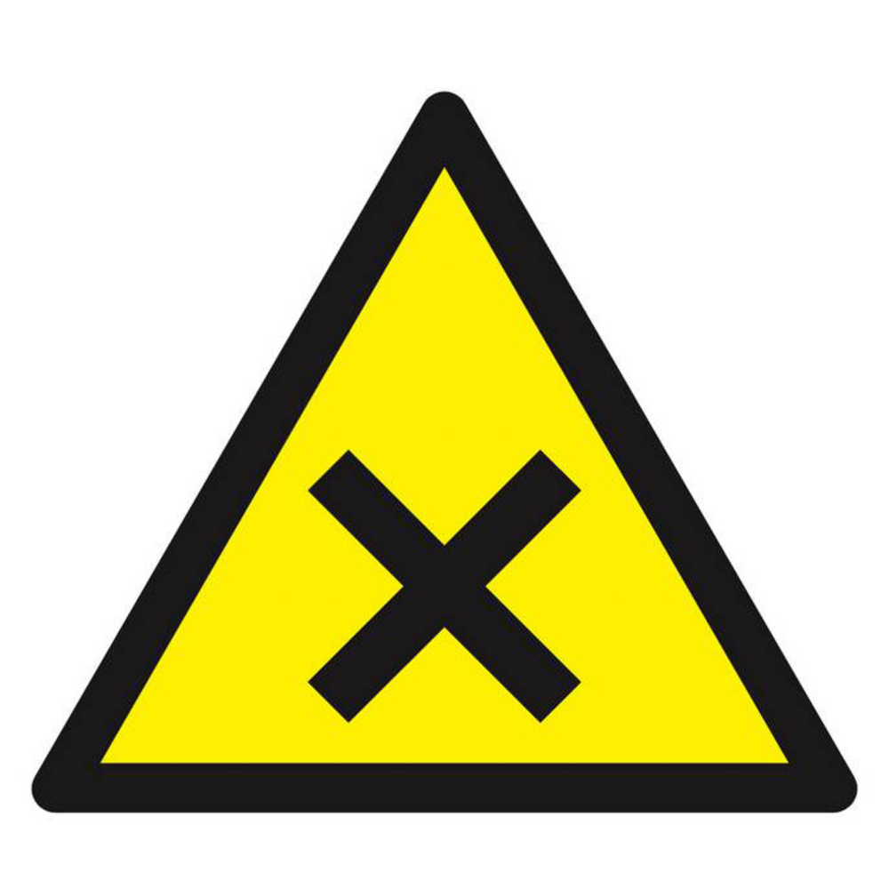 Panneau rigide DANGER MATIERES NOCIVES OU IRRITANTES 100X100X100MM TALIAPLAST - 629933