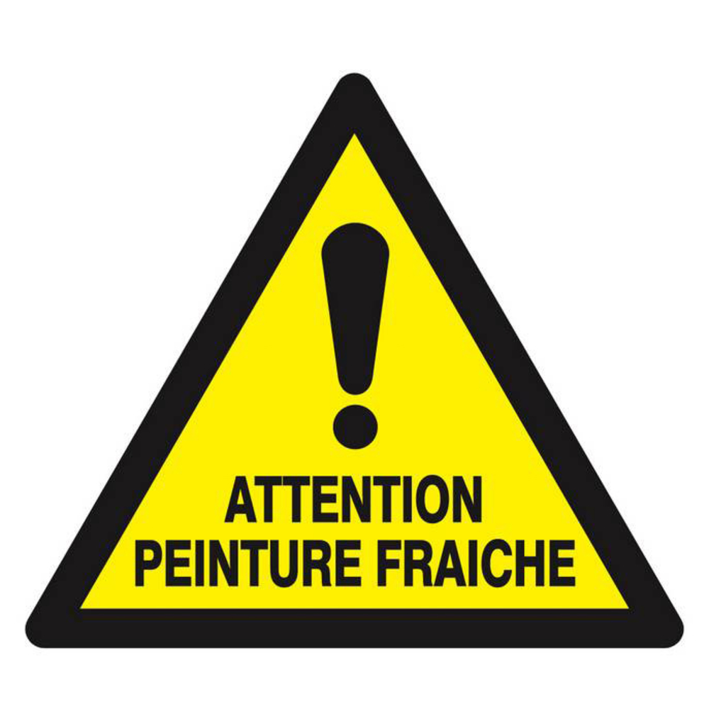Panneau rigide ATTENTION PEINTURE FRAICHE 100X100X100MM TALIAPLAST - 629936