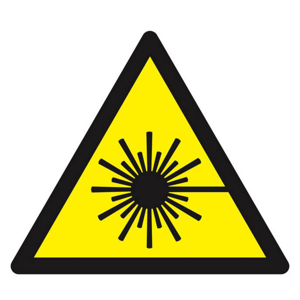 Panneau rigide DANGER, RAYONNEMENT LASER 100X100X100MM TALIAPLAST - 629939