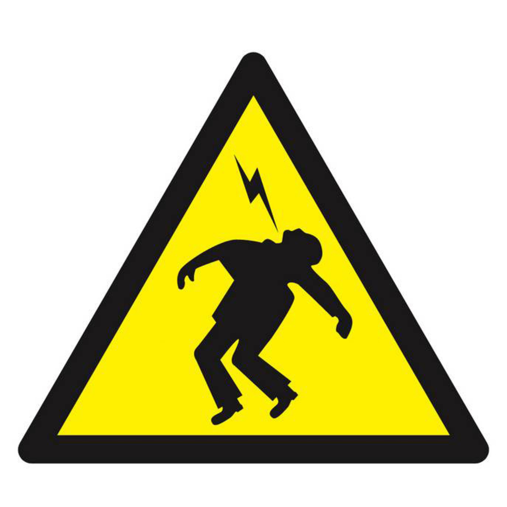 Panneau rigide DANGER HAUTE TENSION 100X100X100MM TALIAPLAST - 629943