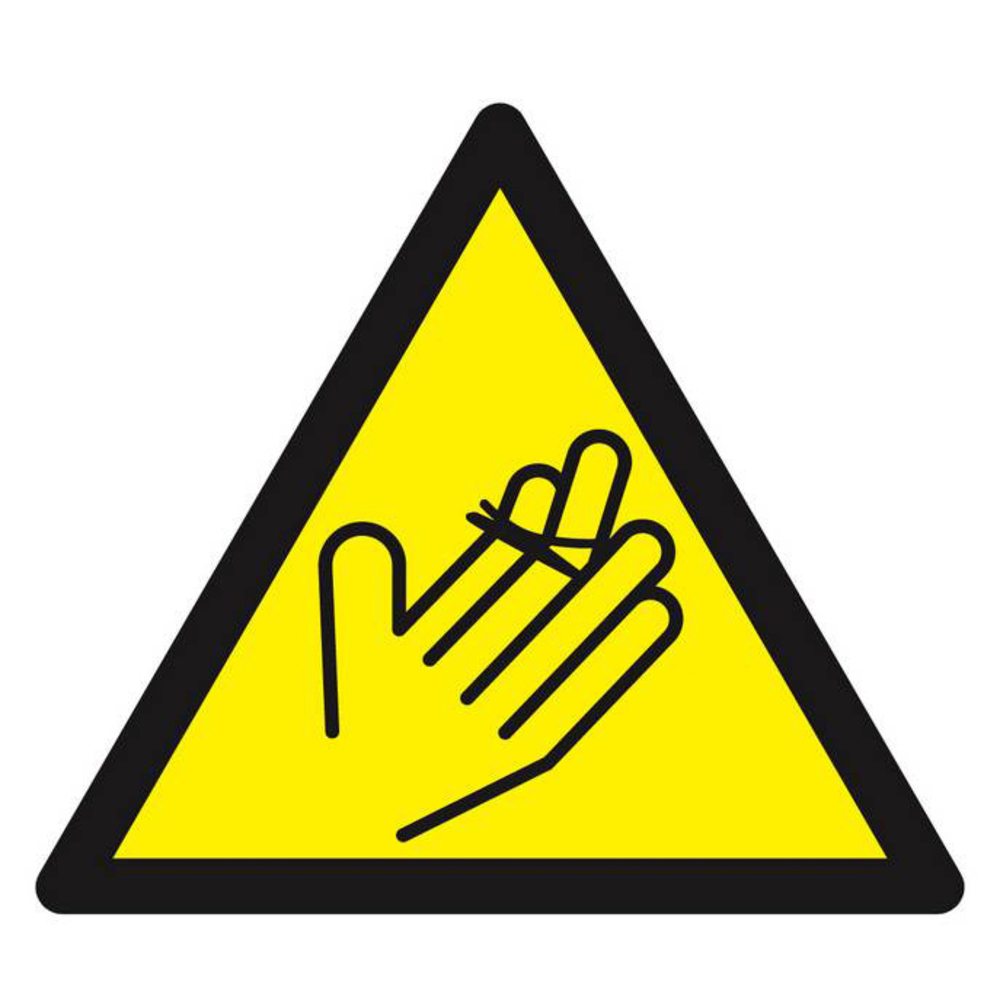 Panneau rigide DANGER, ATTENTION A VOS MAINS 100X100X100MM TALIAPLAST - 629944