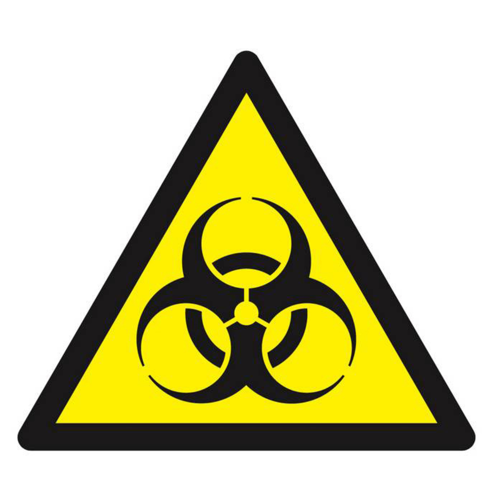 Panneau rigide DANGER, RISQUE BIOLOGIQUE 100X100X100MM TALIAPLAST - 629950