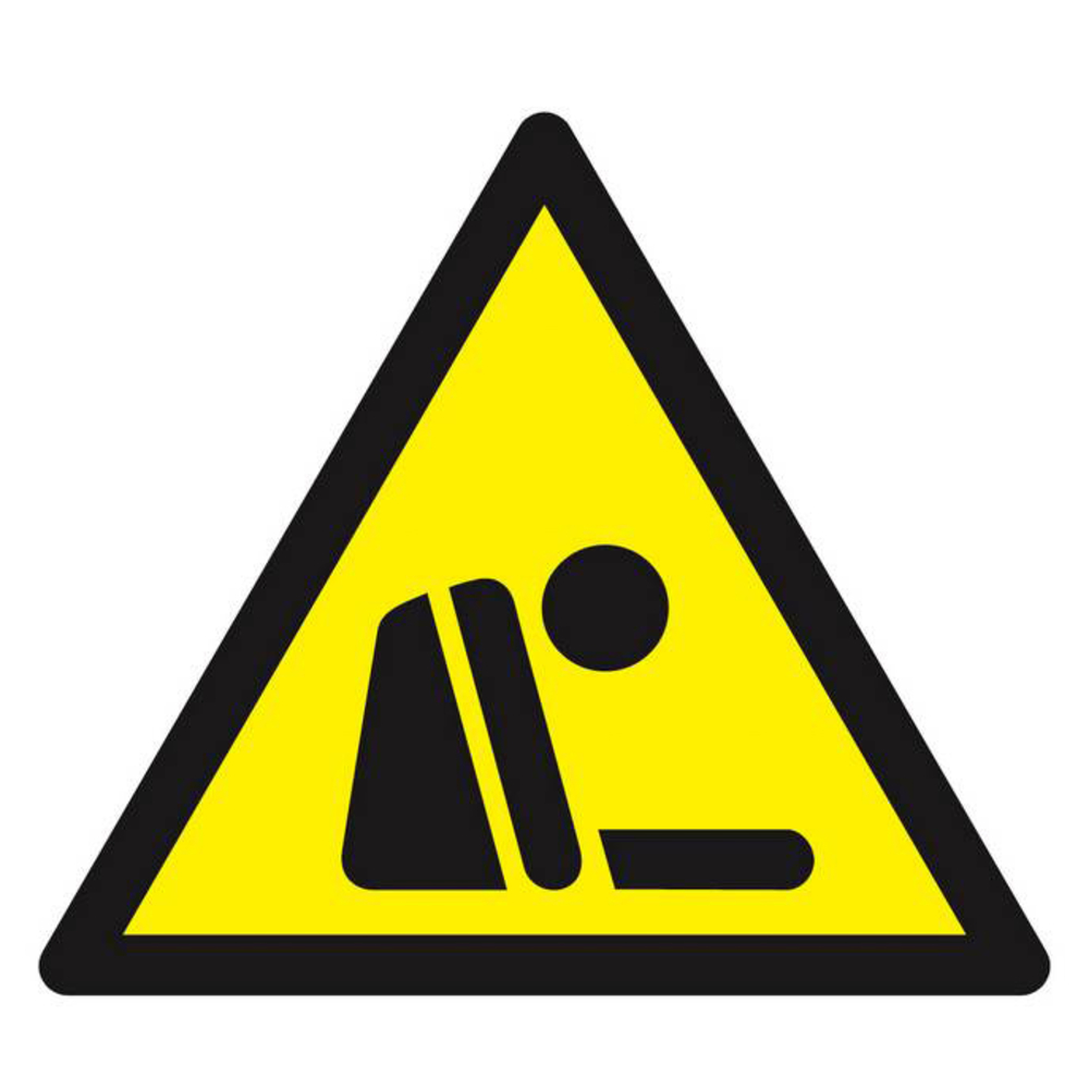 Panneau rigide DANGER RISQUE D'ASPHYXIE 100X100X100MM TALIAPLAST - 629951