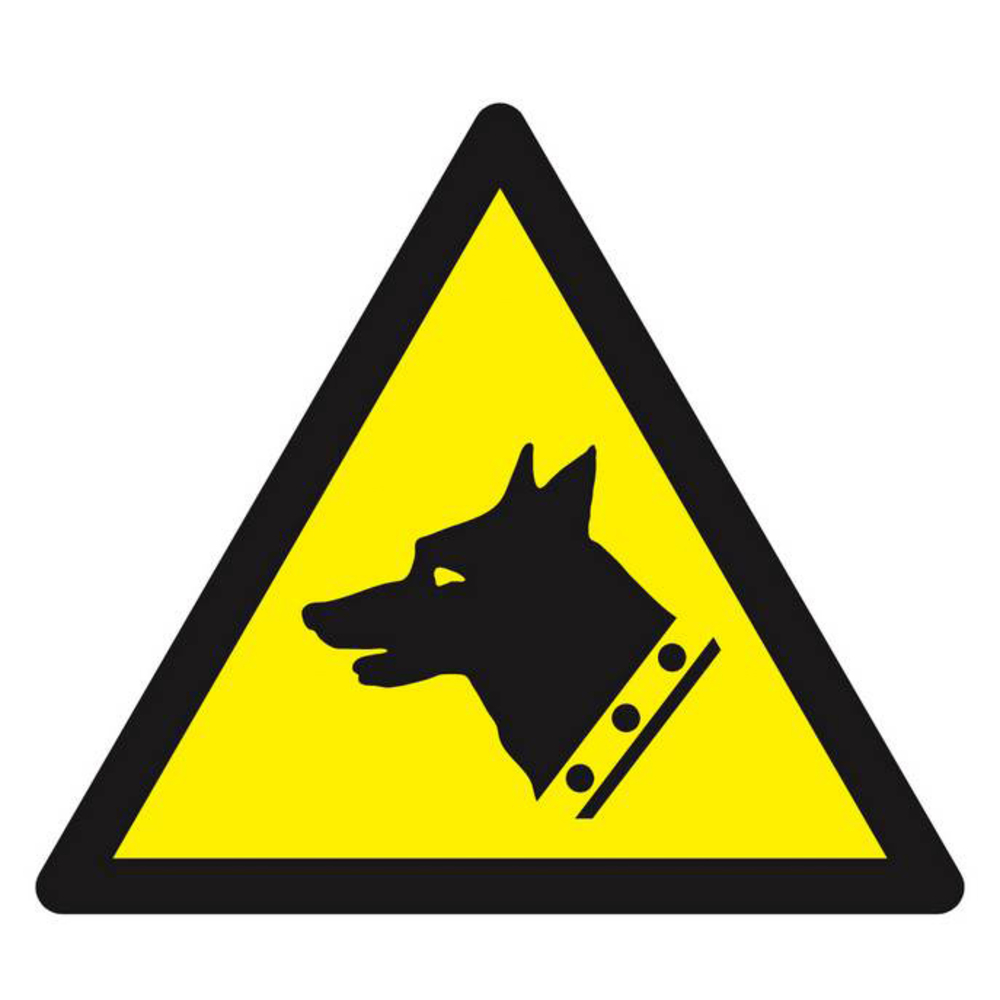 Panneau rigide DANGER, CHIEN DE GARDE 100X100X100MM TALIAPLAST - 629954
