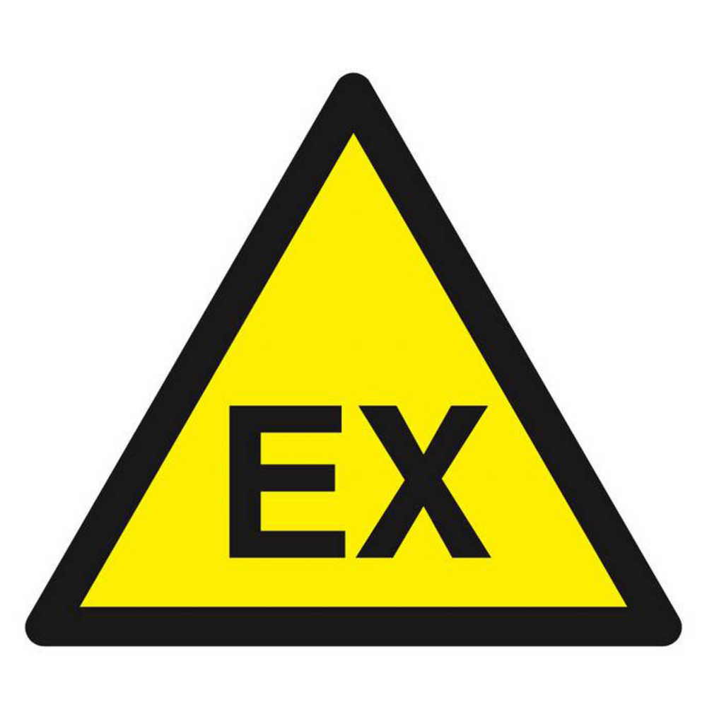Panneau rigide DANGER ATMOSPHERE EXPLOSIVE 100X100X100MM TALIAPLAST - 629958