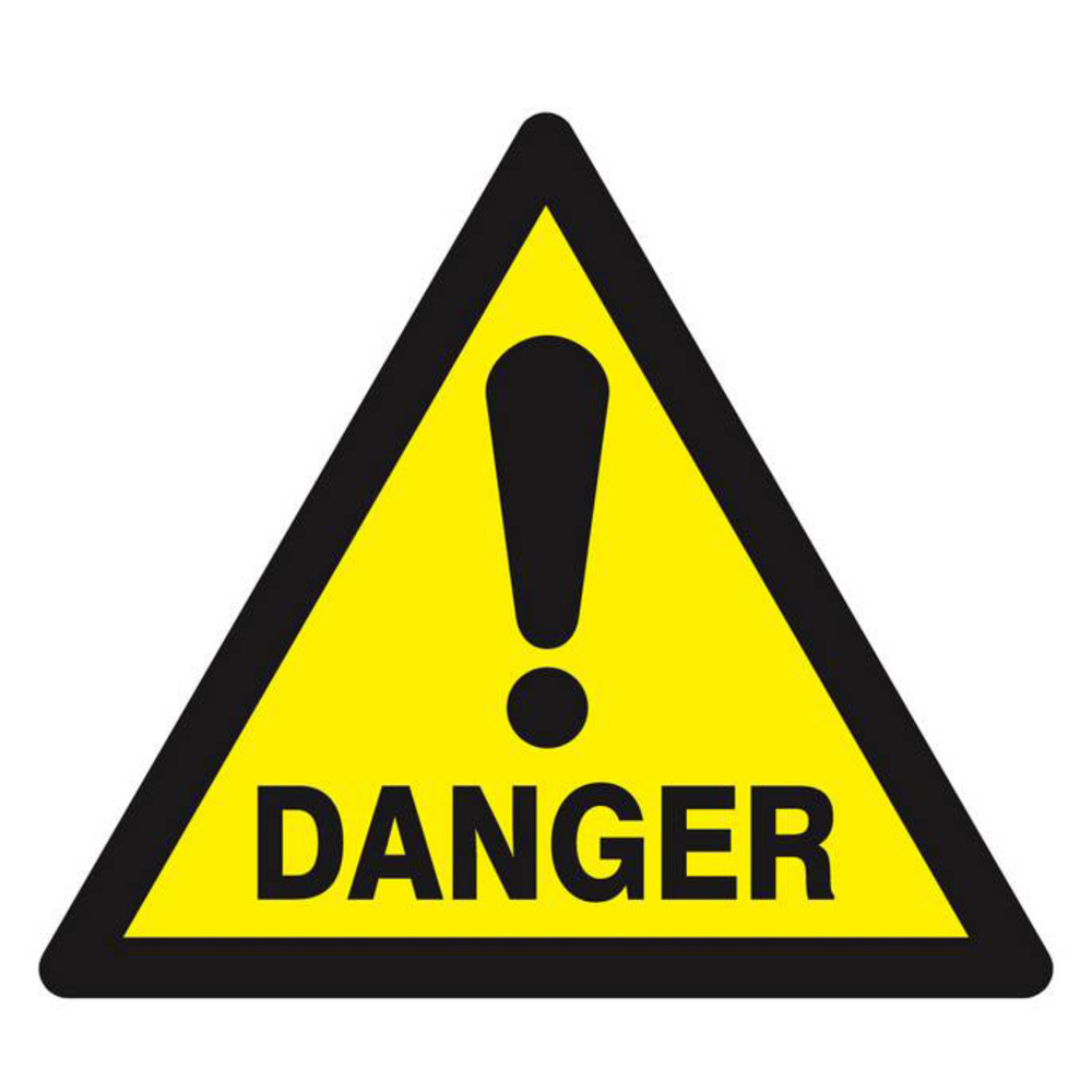 Panneau rigide DANGER 100X100X100MM TALIAPLAST - 629959