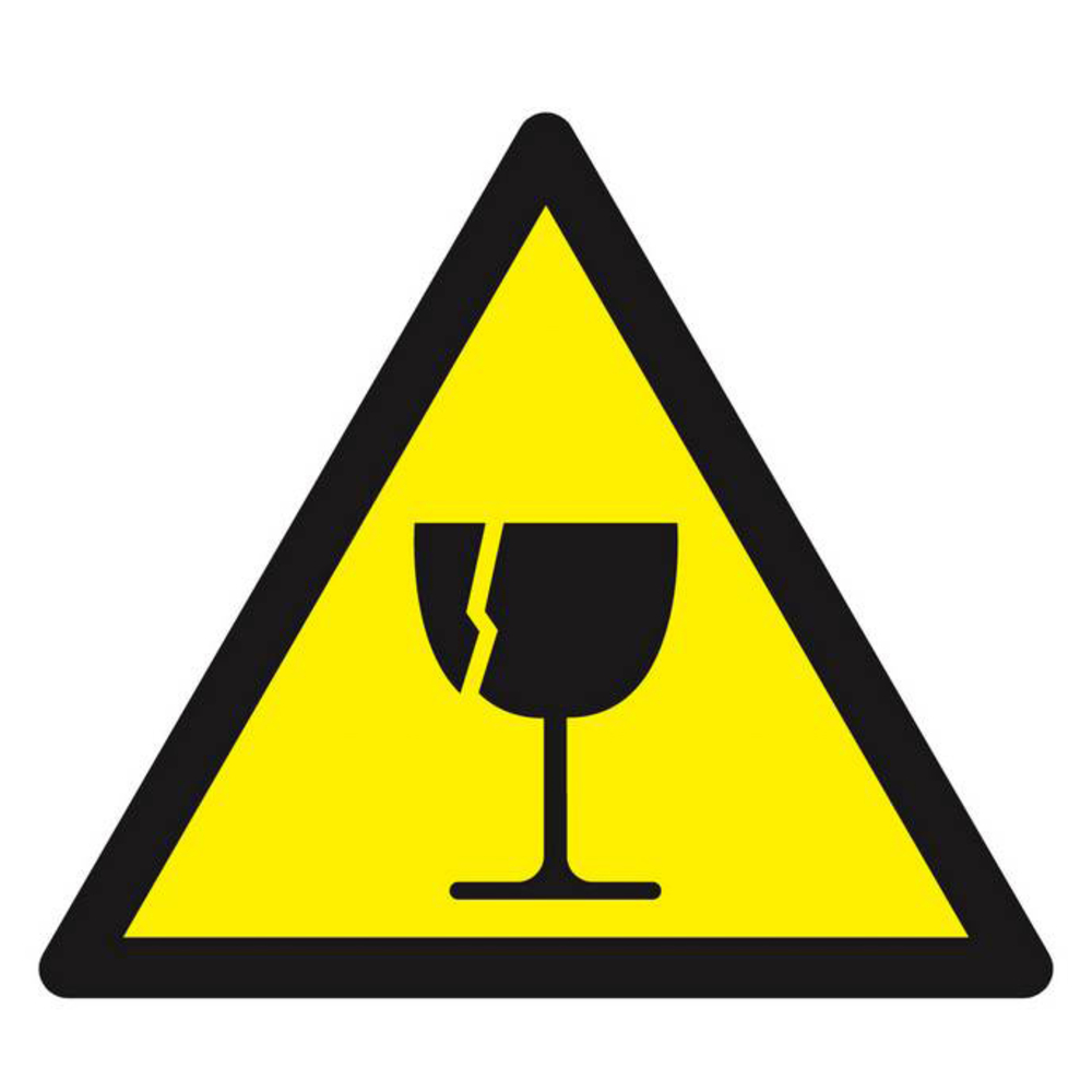 Panneau rigide DANGER FRAGILE 100X100X100MM TALIAPLAST - 629965