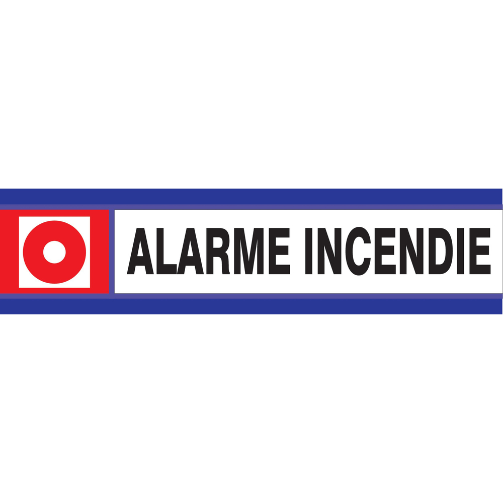 Alarme incendie d-sign 180x45mm