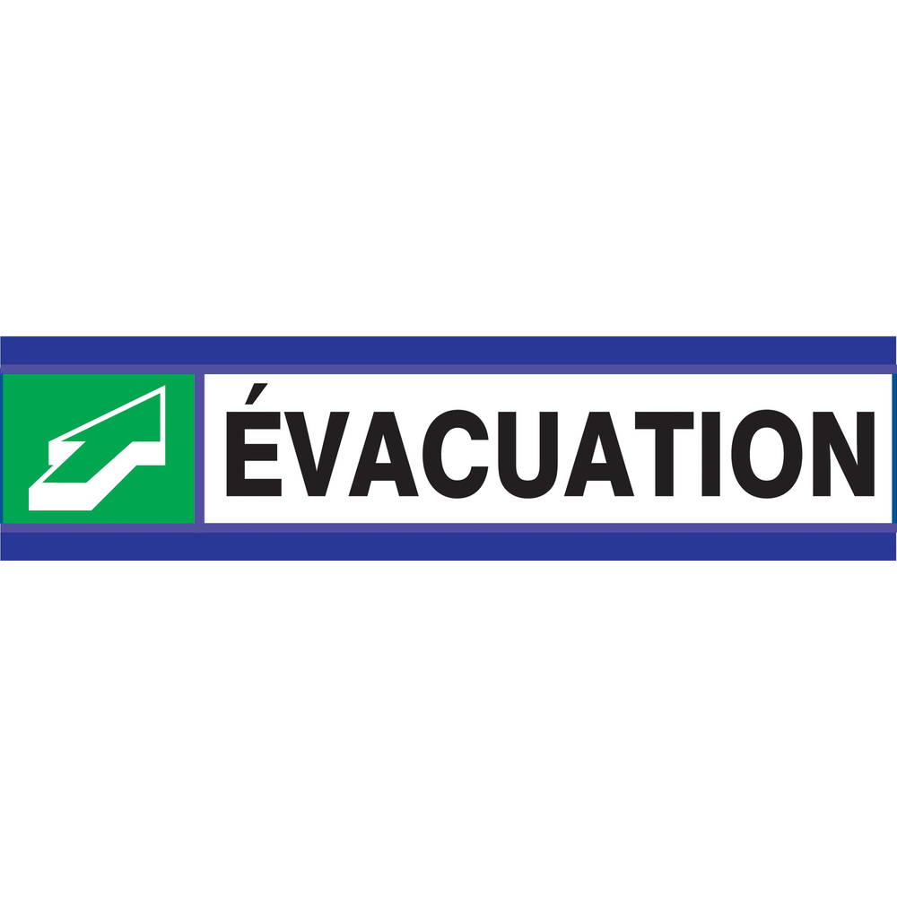 Evacuation d-sign 180x45mm