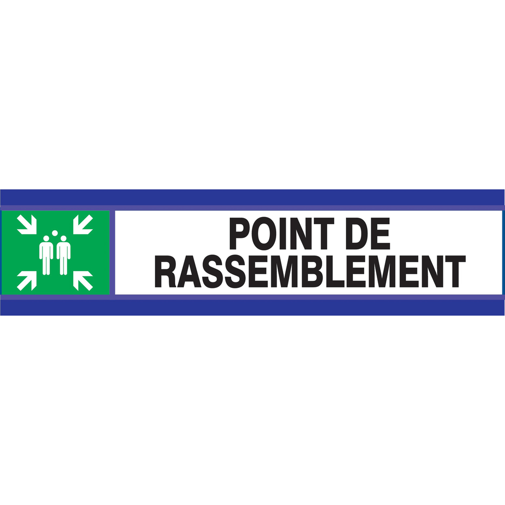 PANNEAU POINT DE RASSEMBLEMENT D-SIGN 180X45MM TALIAPLAST - 630407