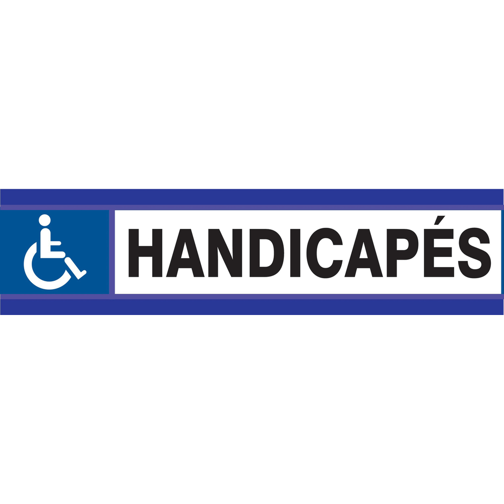 PANNEAU HANDICAPES D-SIGN 180X45MM TALIAPLAST - 630614