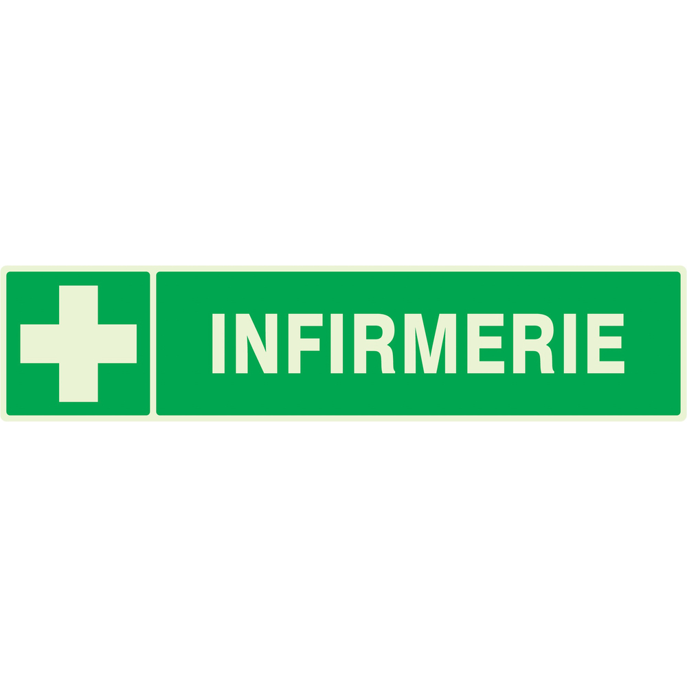 PANNEAU INFIRMERIE LUMINESCENT 330X75MM TALIAPLAST - 635403