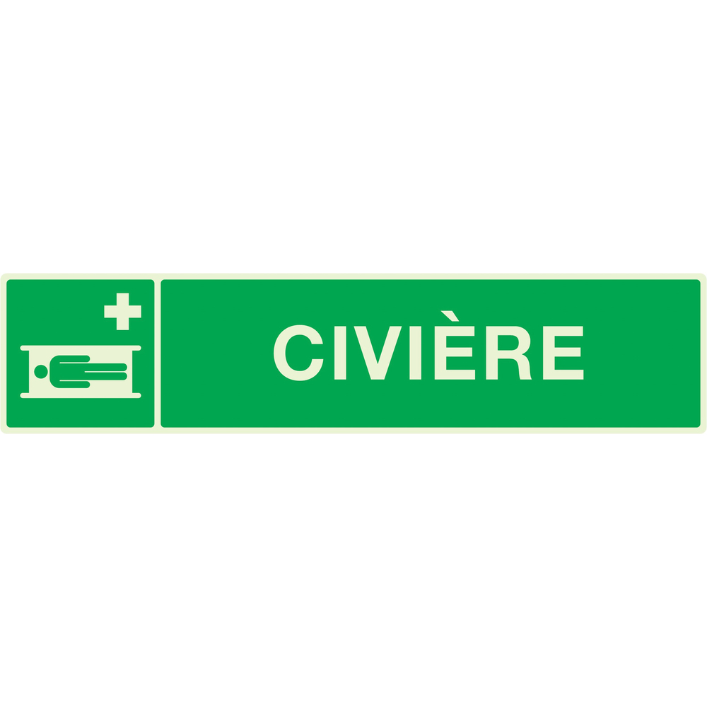 PANNEAU CIVIERE LUMINESCENT 330X75MM TALIAPLAST - 635407