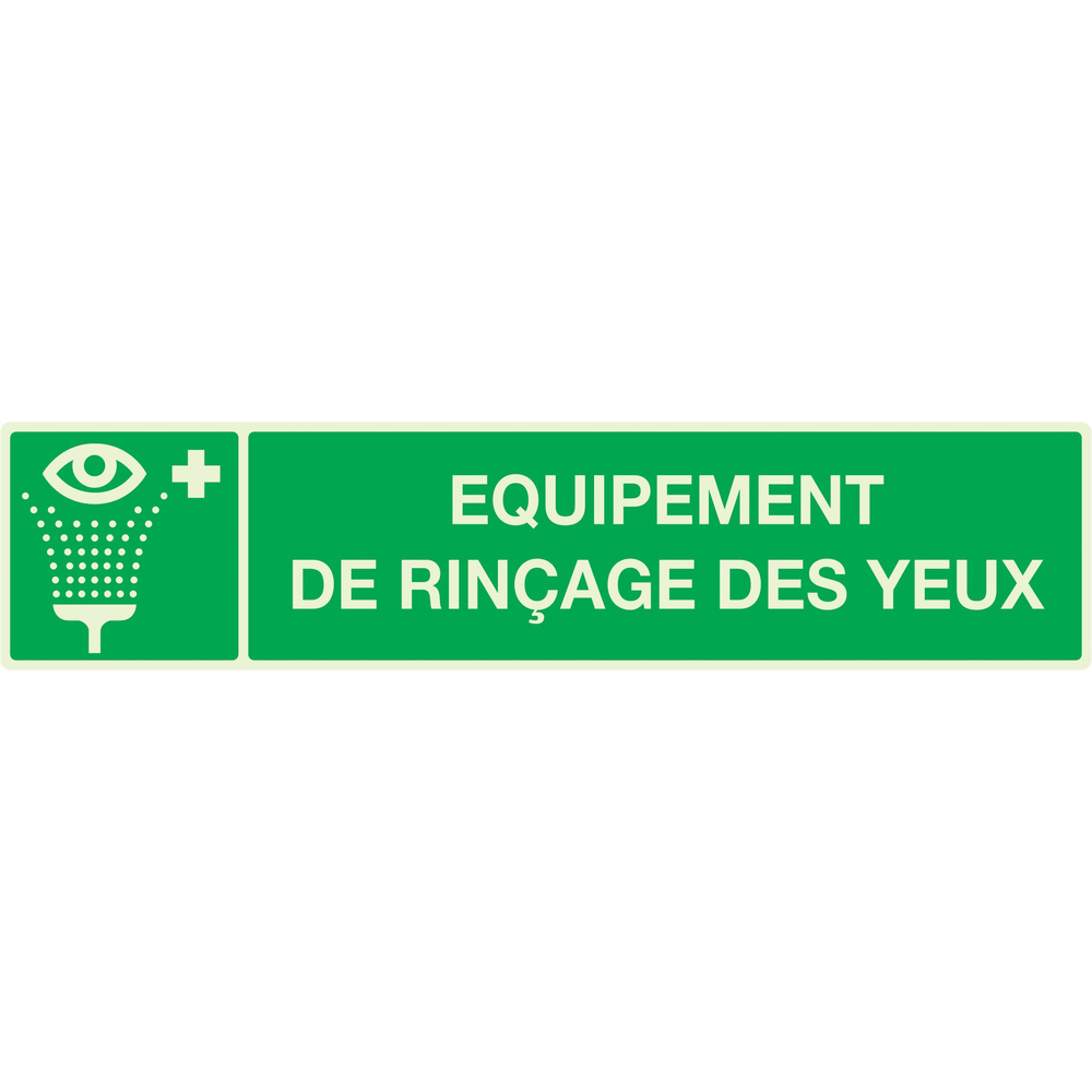 PANNEAU EQUIPEMENT DE RINCAGE DES YEUX LUMINESCENT 330X75MM TALIAPLAST - 635410
