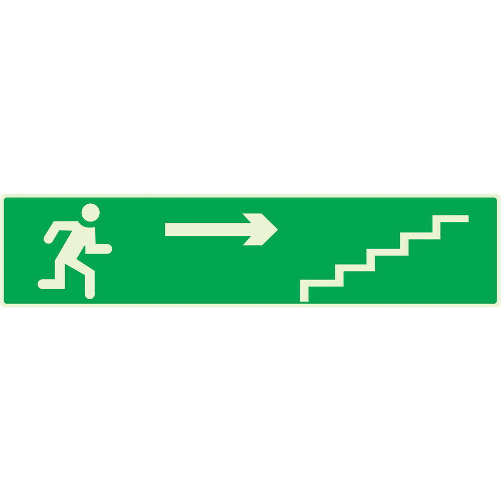 PANNEAU ESCALIER MONTANT A DROITE LUMINESCENT 330X75MM TALIAPLAST - 635431