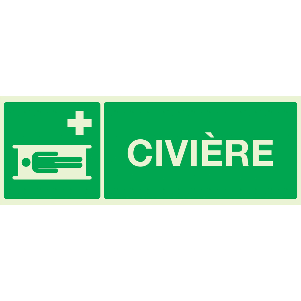 PANNEAU CIVIERE LUMINESCENT 330X120MM TALIAPLAST - 636407
