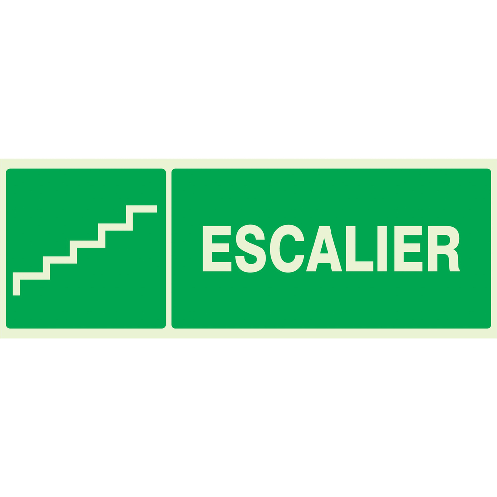 PANNEAU ESCALIER LUMINESCENT 330X120MM TALIAPLAST - 636422