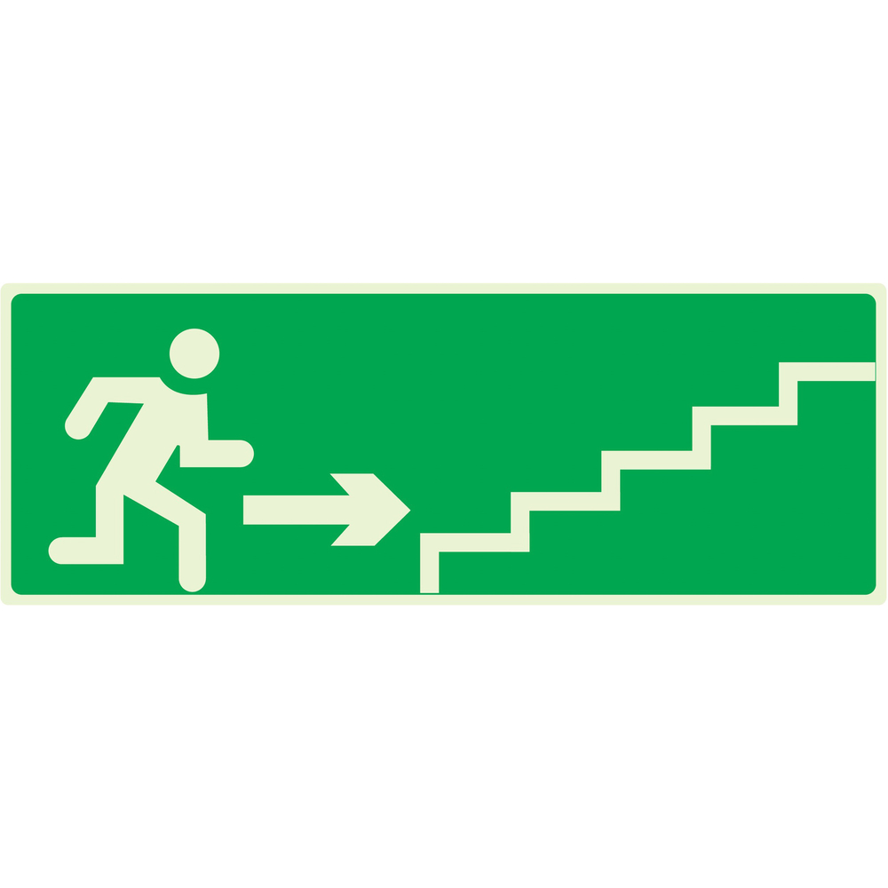 PANNEAU ESCALIER MONTANT A DROITE LUMINESCENT 330X120MM TALIAPLAST - 636431