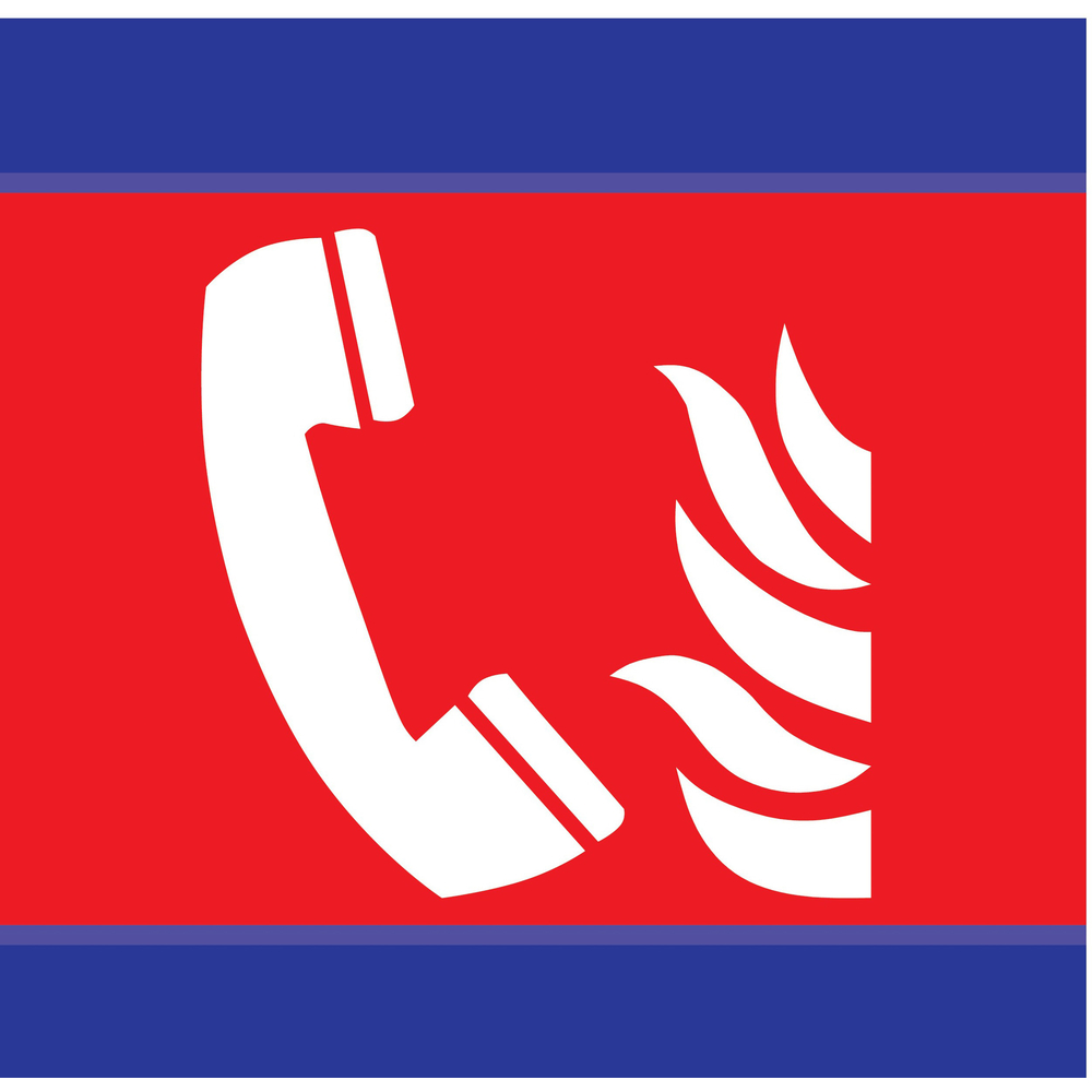 PANNEAU TELEPHONE INCENDIE 100X100 D-SIGN 100X100MM TALIAPLAST - 637105