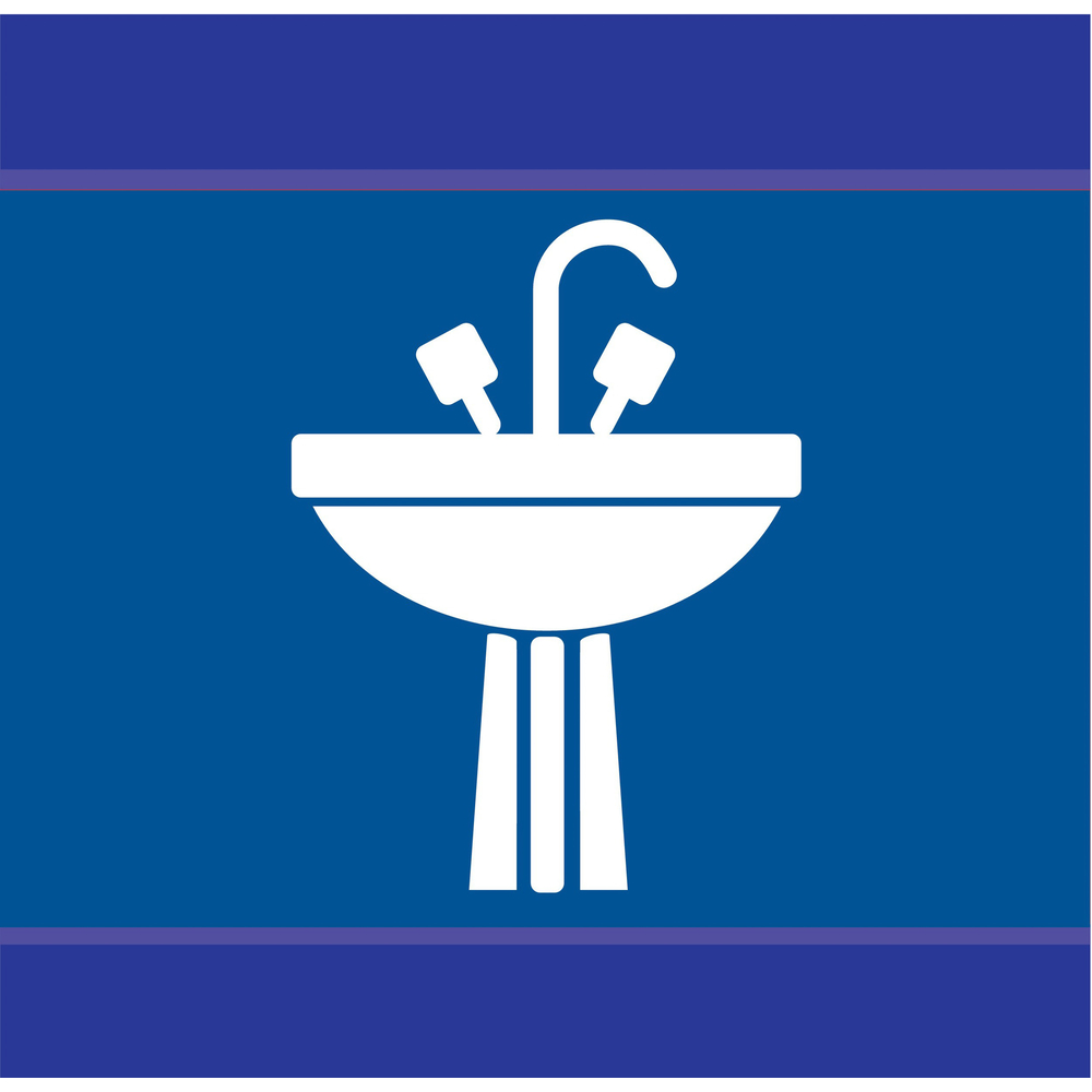 PANNEAU LAVABOS D-SIGN 100X100MM TALIAPLAST - 637616