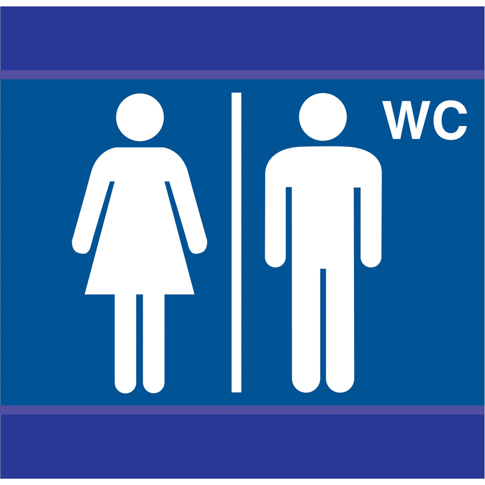 PANNEAU W,C D-SIGN 100X100MM TALIAPLAST - 637632