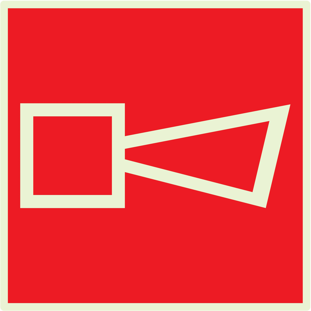 PANNEAU AVERTISSEUR SONORE LUMINESCENT 200X200MM TALIAPLAST - 638106