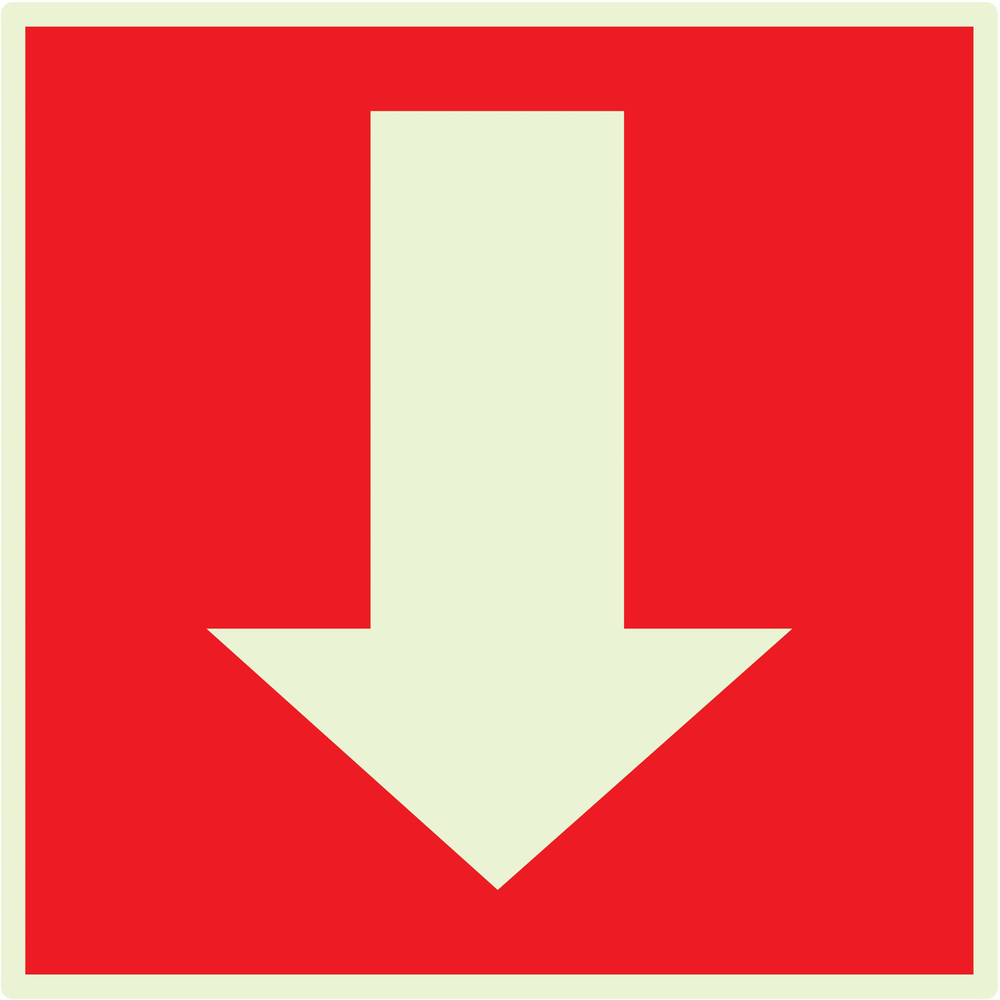 INDICATION DU MATERIEL D'INCENDIE LUMINESCENT 200x200mm TALIAPLAST - 638108