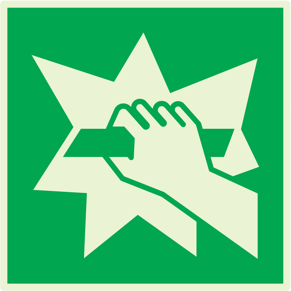 PANNEAU CASSER POUR OBTENIR L'ACCES LUMINESCENT 200X200MM TALIAPLAST - 638420