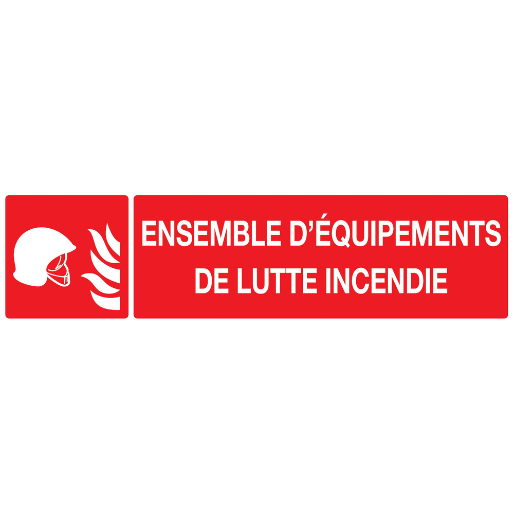 PANNEAU EQUIPEMENTS DE LUTTE CONTRE L'INCENDIE 200X52MM TALIAPLAST - 720112