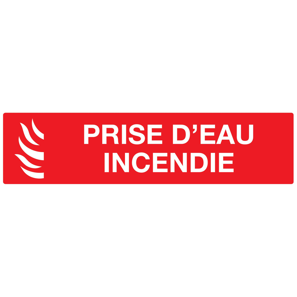 PANNEAU PRISE D'EAU INCENDIE 200X52MM TALIAPLAST - 720113