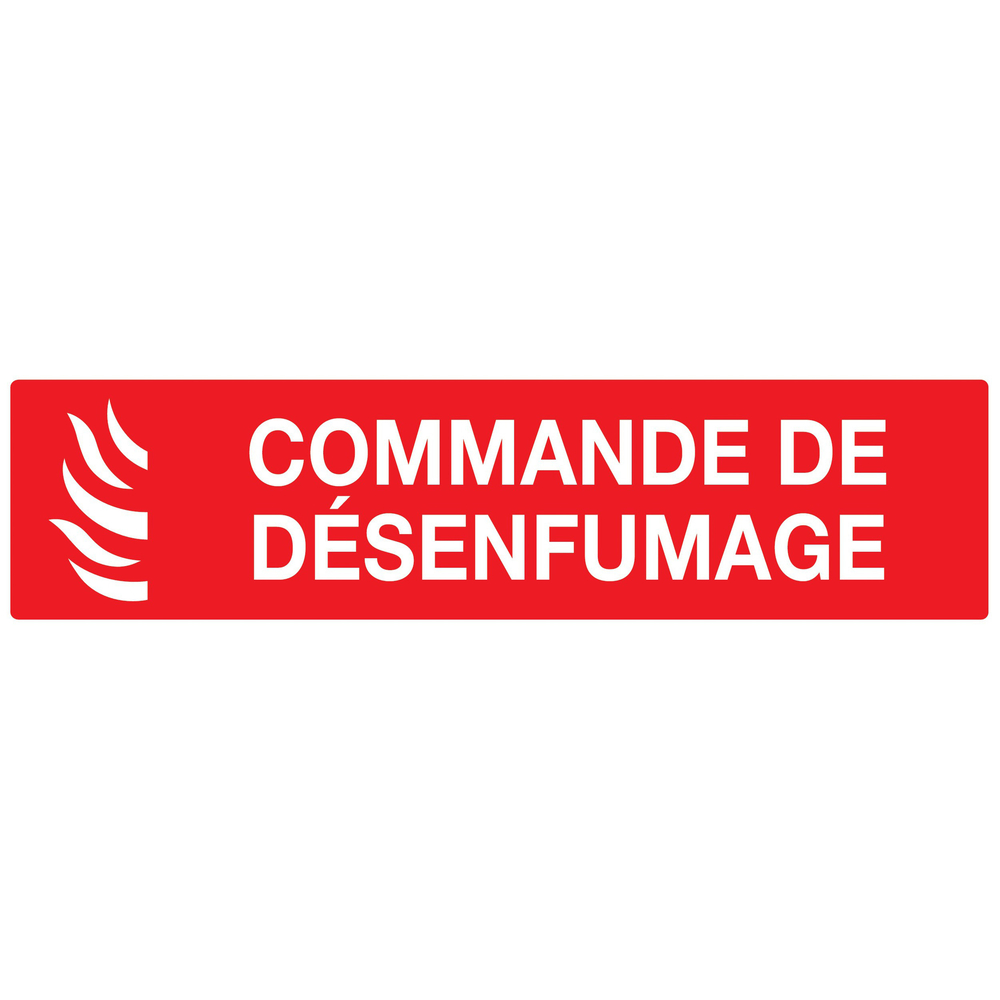 PANNEAU COMMANDE DE DESENFUMAGE 200X52MM TALIAPLAST - 720117