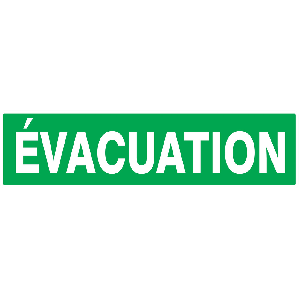 PANNEAU EVACUATION 200X52MM TALIAPLAST - 720405