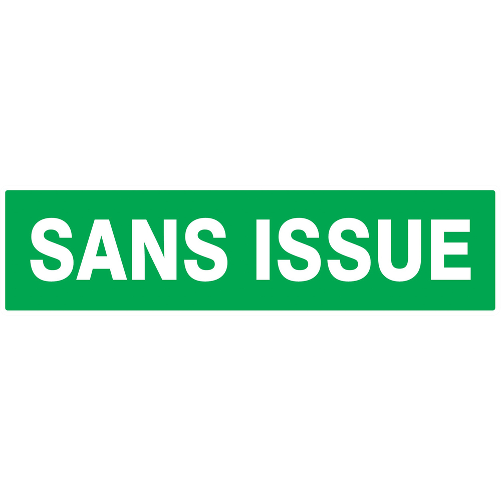 PANNEAU SANS ISSUE (SECOURS) 200X52MM TALIAPLAST - 720416