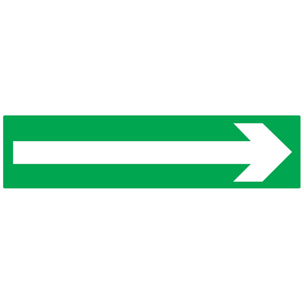 PANNEAU FLECHE (SECOURS) 200X52MM TALIAPLAST - 720419