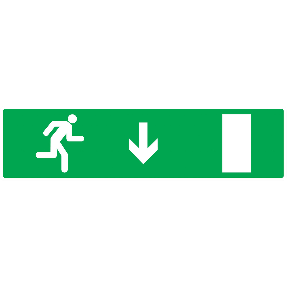 PANNEAU EVACUATION SORTIE BAS DROITE 200X52MM TALIAPLAST - 720426