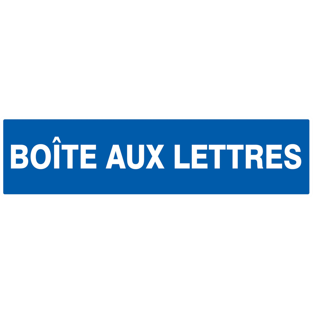 Panneau adhésif BOITE AUX LETTRES 200X52MM TALIAPLAST - 720609
