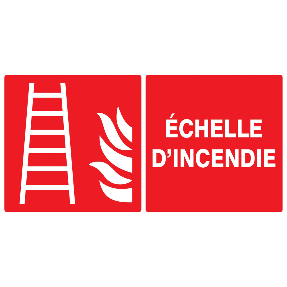PANNEAU ECHELLE D'INCENDIE 330X200MM TALIAPLAST - 721102