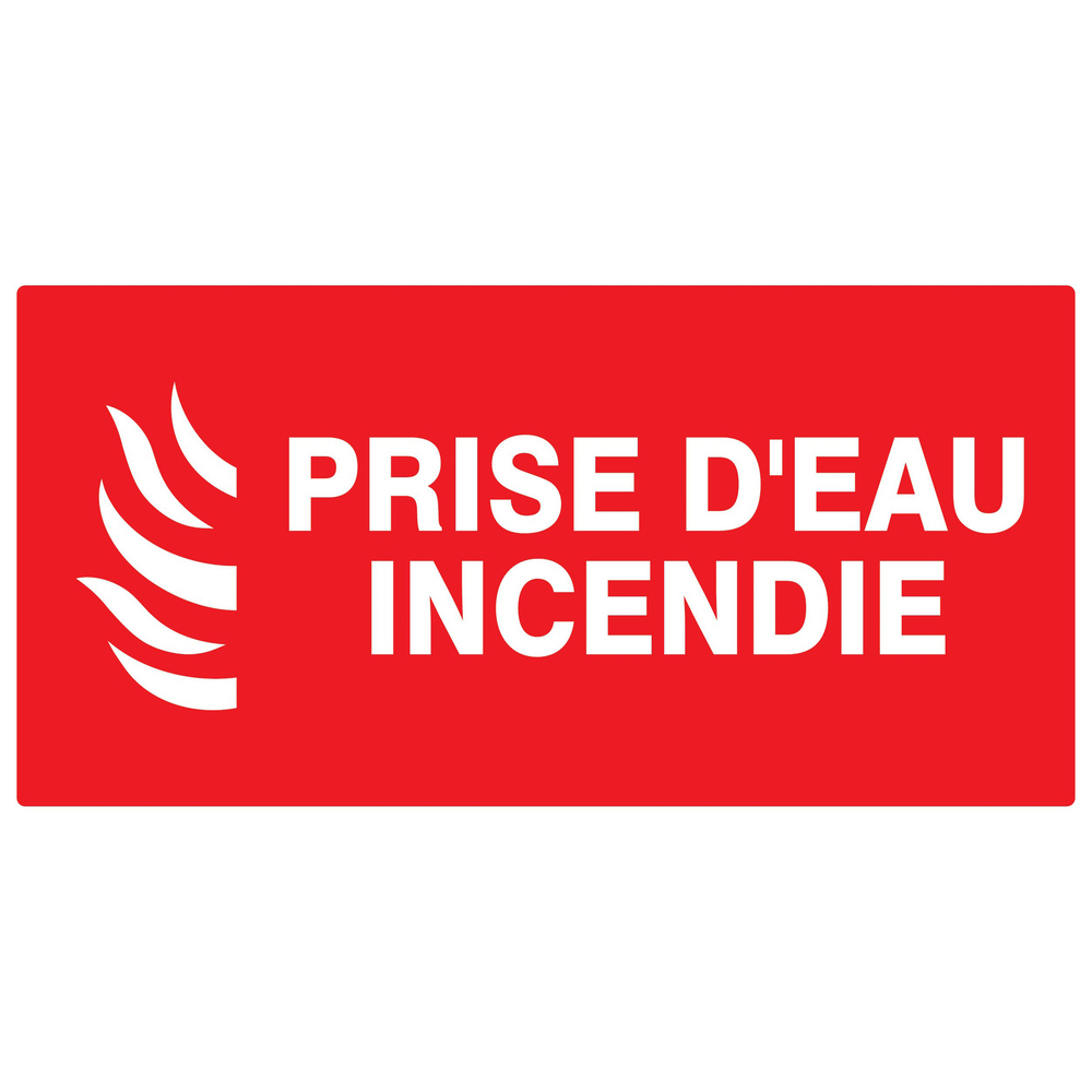 PANNEAU PRISE D'EAU INCENDIE 330X200MM TALIAPLAST - 721113