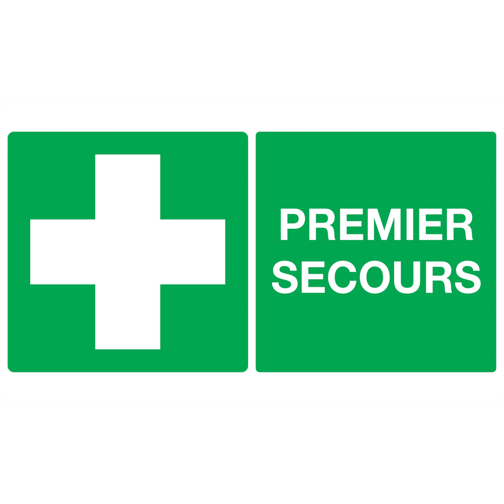 PANNEAU PREMIER SECOURS 330X200MM TALIAPLAST - 721401