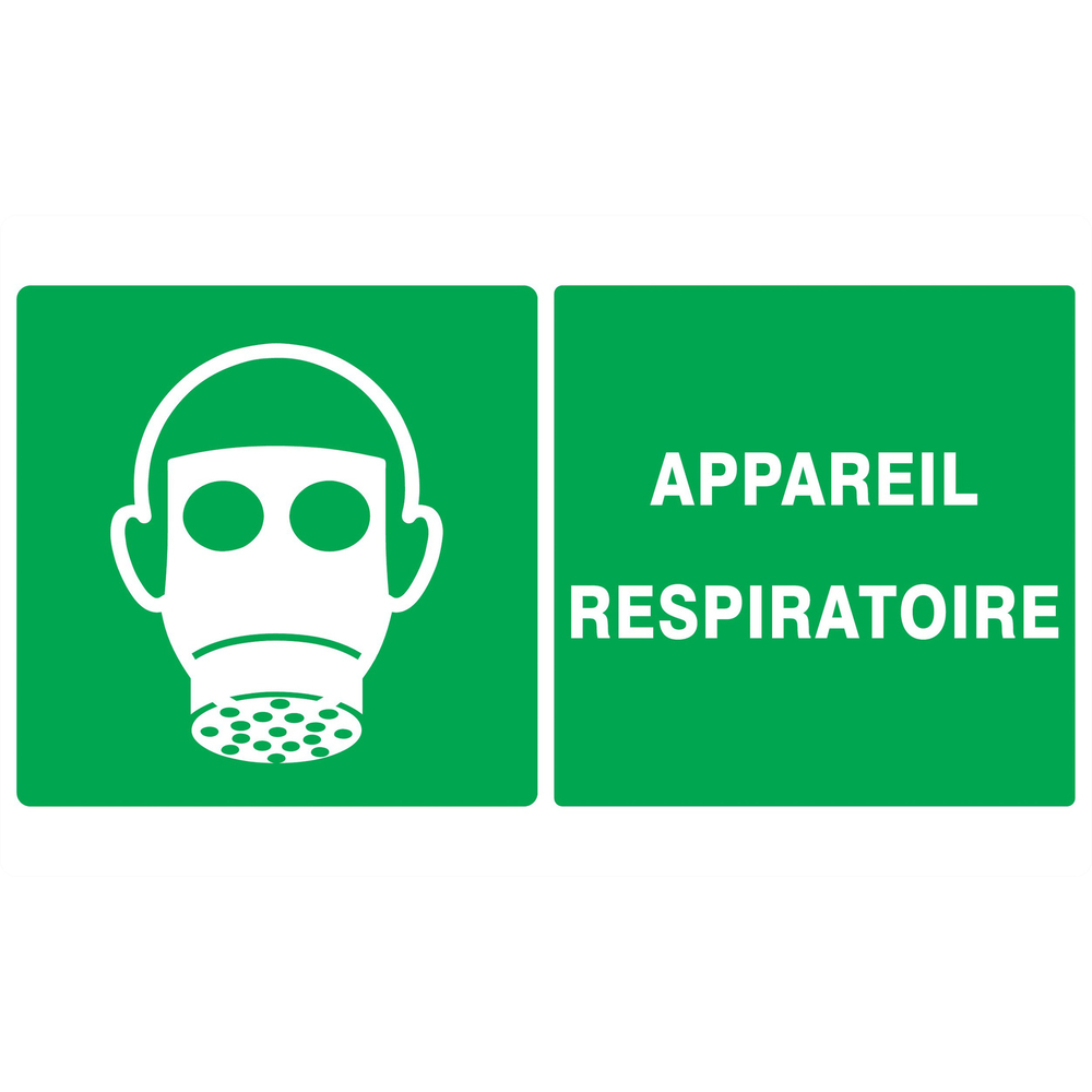 PANNEAU APPAREIL RESPIRATOIRE 330X200MM TALIAPLAST - 721408