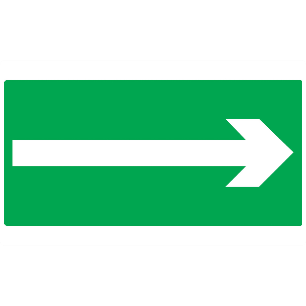 PANNEAU FLECHE (SECOURS) 330X200MM TALIAPLAST - 721422