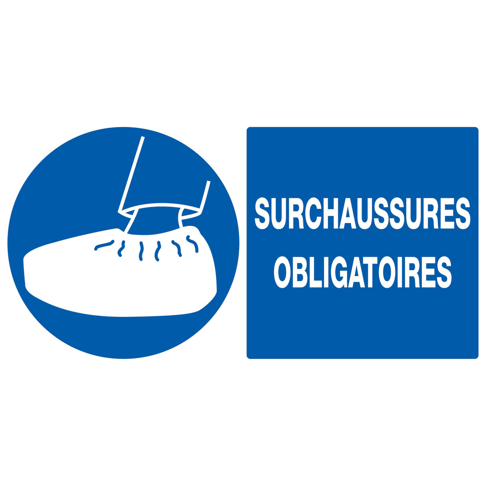 PANNEAU SURCHAUSSURES OBLIGATOIRES 330X200MM TALIAPLAST - 721522