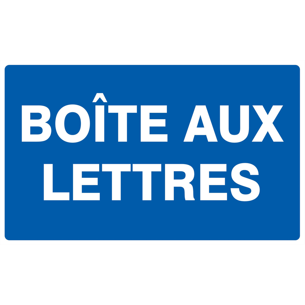 Panneau adhésif BOITE AUX LETTRES 330X200MM TALIAPLAST - 721609