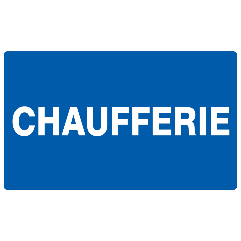 Panneau adhésif CHAUFFERIE 330X200MM TALIAPLAST - 721611