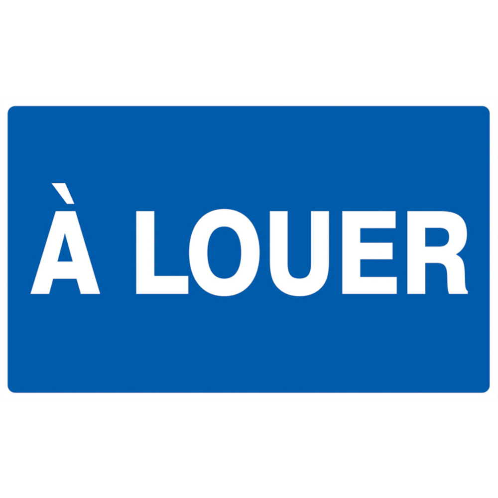 Panneau adhésif A LOUER 330X200MM TALIAPLAST - 721634